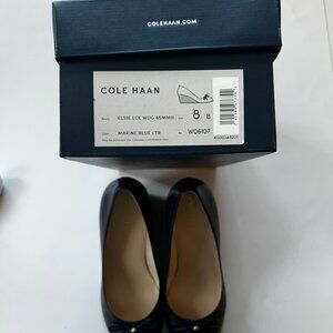 Cole Haan Women's Elsie LCE Wedge 65 mmII in marine blue size 8B
